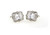 Center Diamond Crystal Cufflinks (V-CF-C40350C-S)