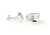 Diamond Baguettes Crystal Cufflinks (V-CF-C40327C-S)