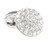 Diamond Swarovski® Crystal Round Dome Cufflinks (V-CF-C51179C-S) Diamond Swarovski® Crystal Round Dome Cufflinks (V-CF-C51179C-S)