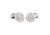 Diamond Swarovski® Crystal Round Dome Cufflinks (V-CF-C51179C-S) Diamond Swarovski® Crystal Round Dome Cufflinks (V-CF-C51179C-S)