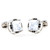 Large Diamond Center Swarovski® Crystal Cufflinks (V-CF-C52785-C) Large Diamond Center Swarovski® Crystal Cufflinks (V-CF-C52785-C)