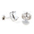 Large Diamond Center Swarovski® Crystal Cufflinks (V-CF-C52785-C) Large Diamond Center Swarovski® Crystal Cufflinks (V-CF-C52785-C)