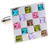 Multi-Colored Square Swarovski® Crystal Cufflinks (V-CF-C56301)