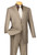 Vinci 2-Button with Flat Front Slacks Tan Glenplaid Suit Vinci 2-Button with Flat Front Slacks Tan Glenplaid Suit