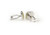 Square Light Yellow Cat's Eye Cufflinks (V-CF-51465LY-S)