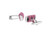 Pink Silk Rope Cufflinks (V-CF-S6495F)