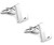 Large Personalized Initial Cufflinks - Letter L