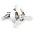Moving Propeller Silver Cufflinks (V-CF-M64825-S)