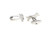 Furry Dog Silver Cufflinks (V-CF-M61153S)