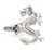 Silver Asian Dragon Cufflinks (V-CF-M61106-S)