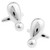 Exclamation Point Silver Cufflinks (V-CF-M460-S)