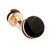 Double Sided Black Coated Enamel Rose Gold Cufflinks (V-CF-65625B-RG) Double Sided Black Coated Enamel Rose Gold Cufflinks (V-CF-65625B-RG)