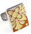 Large Yellow Floral Bell Design Enamel Cufflinks (V-CF-E81156G) Large Yellow Floral Bell Design Enamel Cufflinks (V-CF-E81156G)