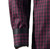 St. Cado Plum Color Contrasting Cuff Fashion Shirt - Button Cuff