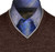 Peru Unlimited 100% Royal Alpaca Contrast V-Neck Sweater - Chocolate Heather Peru Unlimited 100% Royal Alpaca Contrast V-Neck Sweater - Chocolate Heather