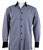 St. Cado Blue Check Contrasting Cuff Fashion Sport Shirt - Button Cuff