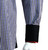 St. Cado Blue Check Contrasting Cuff Fashion Sport Shirt - Button Cuff