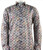 St. Cado Mesh Red Mix Design Fashion Shirt - Button Cuff