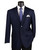 Vinci 2-Button Navy Blue Classic Blazer