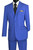 Lucci 2-Button with Flat Front Slacks Budget Suit - Royal
