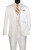 Vinci 2-Button White Suit with Vest - Slim Fit