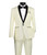 Vinci 2-Button Slim Fit Ivory Tuxedo