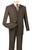 Vinci 2-Button Classic Suit with Vest - Brown - X Long Vinci 2-Button Classic Suit with Vest - Brown - X Long