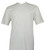 Bassiri Short Sleeve V-Neck Ribbed Jersey Knit Tee - Ivory