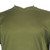  Bassiri Short Sleeve V-Neck Ribbed Jersey Knit Tee - Olive