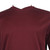 Bassiri Short Sleeve V-Neck Ribbed Jersey Knit Tee - Plum