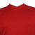  Bassiri Short Sleeve V-Neck Ribbed Jersey Knit Tee - Red