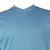  Bassiri Short Sleeve V-Neck Ribbed Jersey Knit Tee - Turquoise Blue