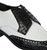 Lombardy - Genuine Caiman Belly Wingtip Dress Shoe - Black & White Lombardy - Genuine Caiman Belly Wingtip Dress Shoe - Black & White
