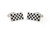 Black & Diamond-Colored Swarovski Crystal Cufflinks (V-CF-40304) Black & Diamond-Colored Swarovski Crystal Cufflinks (V-CF-40304)