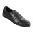 Los Altos Genuine Ostrich Leg & Leather Black Sneaker Los Altos Genuine Ostrich Leg & Leather Black Sneaker