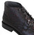 Los Altos Genuine Ostrich Quill Ankle Boot - Black Cherry Los Altos Genuine Ostrich Quill Ankle Boot - Black Cherry