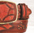  King Exotic Genuine Teju Lizard Cut-Out Design Western Belt - Faded Cognac