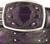 King Exotic Genuine EEL Cut-Out Design Western Belt - Purple King Exotic Genuine EEL Cut-Out Design Western Belt - Purple