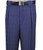 Veronesi 100% Wool Wide-Legged Slacks - Royal Blue Plaid