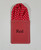 Red Polka Dots - 100% Cotton Pre-Folded Pocket Square Insert Red Polka Dots - 100% Cotton Pre-Folded Pocket Square Insert