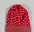 Red Polka Dots - 100% Cotton Pre-Folded Pocket Square Insert Red Polka Dots - 100% Cotton Pre-Folded Pocket Square Insert