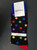 ThreadJar Premium Cotton & Spandex Socks - Colorful Polka Dots