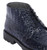 Los Altos Genuine Navy Blue Caiman Hornback Ankle Boot