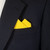 100% Sunflower Cotton Pre-Folded Pocket Square Handkerchief Insert - 2 Point 100% Sunflower Cotton Pre-Folded Pocket Square Handkerchief Insert - 2 Point