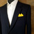 100% Sunflower Cotton Pre-Folded Pocket Square Handkerchief Insert - 2 Point 100% Sunflower Cotton Pre-Folded Pocket Square Handkerchief Insert - 2 Point
