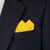 100% Sunflower Cotton Pre-Folded Pocket Square Handkerchief Insert - 2 Point 100% Sunflower Cotton Pre-Folded Pocket Square Handkerchief Insert - 2 Point
