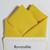 100% Sunflower Cotton Pre-Folded Pocket Square Handkerchief Insert - 2 Point 100% Sunflower Cotton Pre-Folded Pocket Square Handkerchief Insert - 2 Point