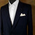 100% Ivory Cotton Pre-Folded Pocket Square Handkerchief Insert - 2 Point 100% Ivory Cotton Pre-Folded Pocket Square Handkerchief Insert - 2 Point