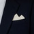 100% Ivory Cotton Pre-Folded Pocket Square Handkerchief Insert - 2 Point 100% Ivory Cotton Pre-Folded Pocket Square Handkerchief Insert - 2 Point