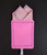 100% Cotton Pre-Folded Pocket Square Handkerchief Insert - Blue on Pink 100% Cotton Pre-Folded Pocket Square Handkerchief Insert - Blue on Pink